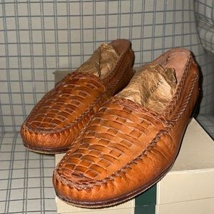 Vintage Cole Haan Basketweave Loafers